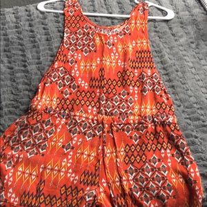Orange Romper